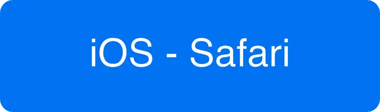 Safari PWA Install